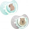 LOVI Cumlík silikónový dynamický capichill chlapec 6-18m 2 kusy