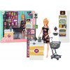 LeanToys Sada panenek do supermarketu, police, nákupní vozík, potraviny