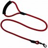 Okrúhle nylonové vodidlo pre psy červené, XL - 120 cm