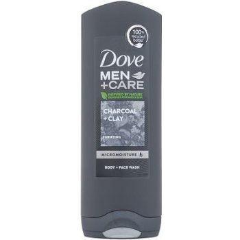 Dove Men+ Care Charcoal Clay sprchový gél 250 ml