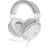 GENESIS Neon 764 Sluchátka s mikrofonem Kabel Přes hlavu Hraní USB Typ-A Bílá