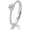SOFIA DIAMONDS prsteň z bieleho zlata s diamantom 0,20 ct BE41/85870-W