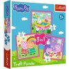 TREFL Puzzle 3v1 Peppa Pig - Peppa a priatelia