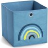 Zeller Detský box Blue Rainbow 28x28x28 cm