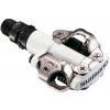 SHIMANO Pedále MTB PD-M520 SPD biele+zar. SM-SH51