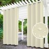Záhradný záves do altánku na kolieskach - krémový - 16 Rozmer závesu: 155x200cm