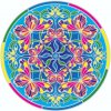 Mandala okenná nalepovacia - Motýľ magický