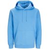 Jack & Jones Mikina s kapucí Classic Hood, unisex COT42390216203-azure blue L Modrá azurově