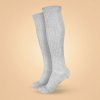 BeastPink Podkolienky Wool Grey - S EU 35-38
