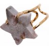 Nefertitis Be Beautiful Ametyst ružový Hviezda prsteň 89 NF54667 - 58 mm (US 9), 2,7 x 2,7 x 0,5 cm