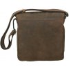 Unisex kožená taška BUSHMAN DUERO tmavo hnedá UNI