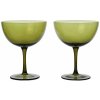 Ferm Living Koktejlové poháre Host Moss Green, set 2 ks – zelené