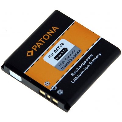 Batérie pre mobilný telefón Paton pre Sony Ericsson BST-38 1050mAh 3,8V Li-Ion (PT3069)