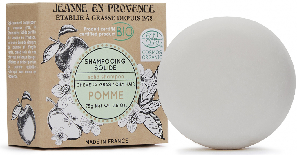 Jeanne en Provence BIO Tuhý šampón Jablko 100 g