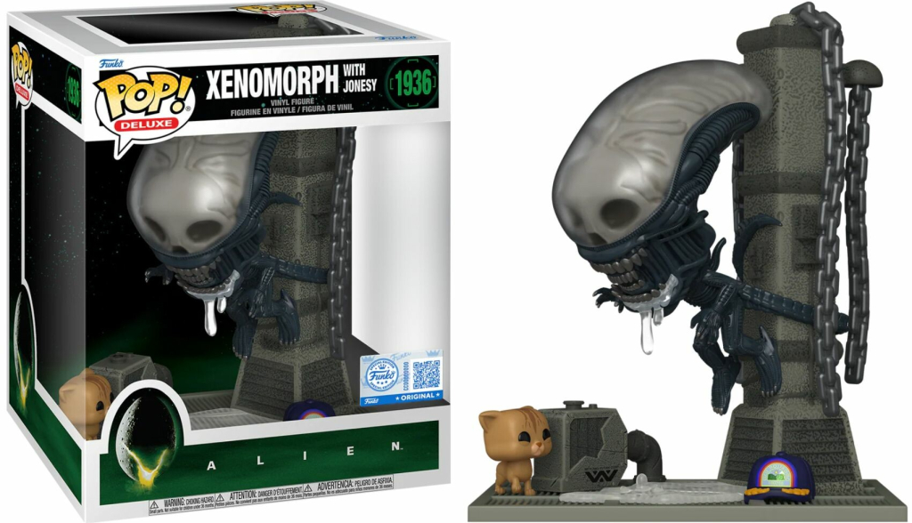 Funko Pop! 1936 Deluxe Alien Xenomorph With Jonesy Special Edition