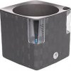 Cobble samozavlažovací květináč antracitová Průměr: 14 cm