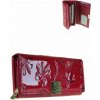 Lakovaná dámska kožená peňaženka GREGORIO BTE-106-red