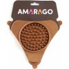 Amarago lízacia podložka trojuholník hnedý