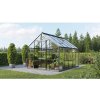 Skleník Vitavia Meridian 1 8300 sklenený 3 mm 257x321 cm čierny