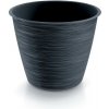 kvetináč 23,5cm FURU DFO240-S433 antracit plastový PROSPERPLAST