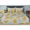 Bavlnené obliečky PLUS 4dielne RENESA zlaté