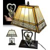 Lampa Tiffany štýl svietidlo DECOLAMP LOVERS 45*Ø28*16