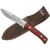 Muela COMF-11R lovecký nôž 11 cm, drevo Pakka, kožené puzdro