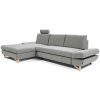 | Rohová čalúnená sedacia súprava AVESTA L s úložným priestorom, ľavá, šedá | LK0004