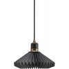 | Halo Design 744084 - Závesný luster na lankách PARIS 1xG9/28W/230V pr. 24 cm čierna/mosadz/dub | 744084