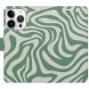 Flipové puzdro iSaprio - Zebra Green 02 - iPhone 15 Pro