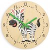 Sammer Hodiny do detskej izby s motívom zebry Zebra