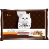 Gourmet A la Carte kuracie, hovädzie, pstruh, tmavá treska 4 x 85 g