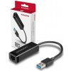 AXAGON ADE-SR, USB-A 3.2 Gen 1 - Gigabit Ethernet sieťová karta, auto inštal, čierna ADE-SR