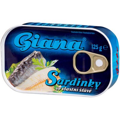 Giana Sardinky ve vlastní šťávě, 125g