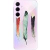 Odolné silikónové puzdro iSaprio - Three Feathers - Samsung Galaxy A55 5G