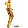 MAXX Hliníková CNC ADVANCED spoušť pro M4/M16 - TYPE A, žlutá