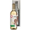 Bohemia Gifts Darčekové balenie bieleho vína 0,75 l Chardonnay - prvá pomoc