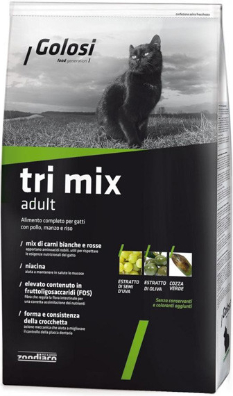 Golosi Cat Adult Tri Mix Kuracie hovädzie a ryža 1,5 kg