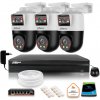 DAHUA zostavy Dahua IP monitorovacia súprava 3 2MP+2MP PTZ kamier s 1TB HDD