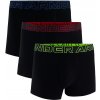 Under Armour Performance Cotton 3in 3 Pack - Black/Hi Vis Yellow - men´s M