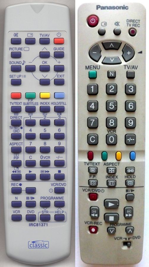 Diaľkový ovládač General Panasonic EUR511320