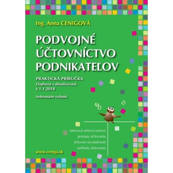 Podvojné účtovníctvo podnikateľov 2018 Anna Cenigová