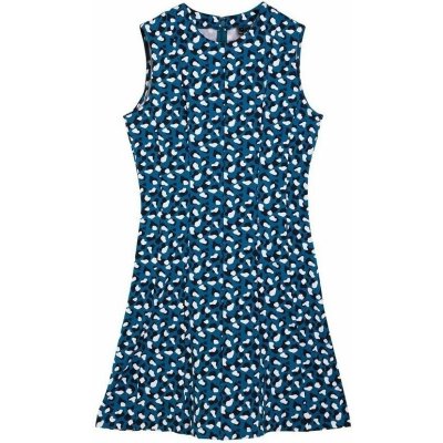 J.Lindeberg Jasmin Print Golf Dress Moroccan Blue Animal