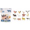 Wiky Zvieratká figúrky farma 12 ks set 10 cm (W028570)