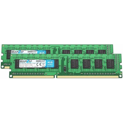 Brainzap DDR3 8GB 1600MHz CL11 (2x4GB) PC3-12800U-11-10-B0