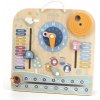 Viga Toys VIGA PolarB Drevený Montessori kalendár a hodiny