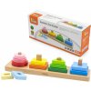 Viga Toys VIGA Drevená geometrická skladačka