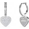 Náušnice GUESS Huggie Me JUBE03136JWRHT/U, možnosť vrátenia tovaru do 12 mesiacov