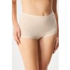 COTONELLA Klasické nohavičky Super Soft s vysokým pásom béžová