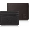 Paolo Peruzzi Pánska darčeková sada, kožená peňaženka a puzdro na karty | hnedá ZUP-147-BR